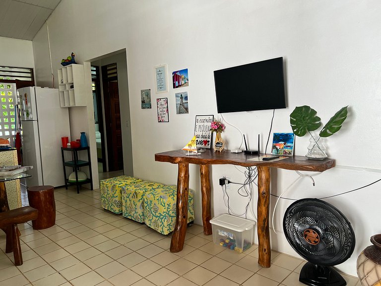 Couple's Chalet with Suite, Pool, and 50m from the Beach