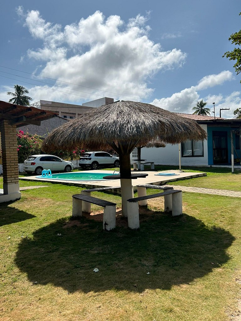 Rustic Chalet with Barbecue Grill and Pool in Maragogi