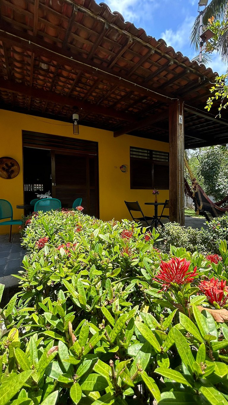 Couple's Chalet with Suite, Pool, and 50m from the Beach