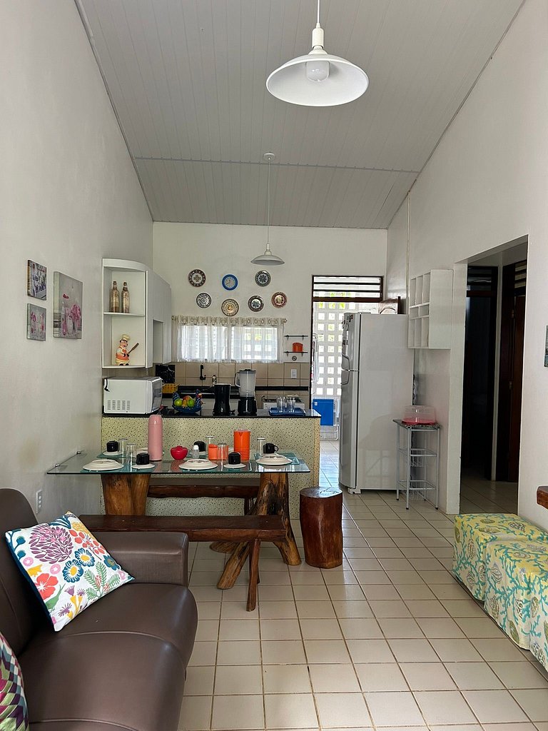 Couple's Chalet with Suite, Pool, and 50m from the Beach