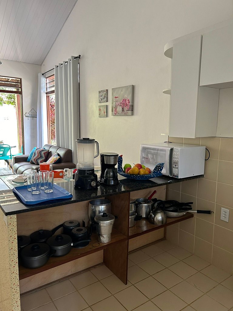 Couple's Chalet with Suite, Pool, and 50m from the Beach