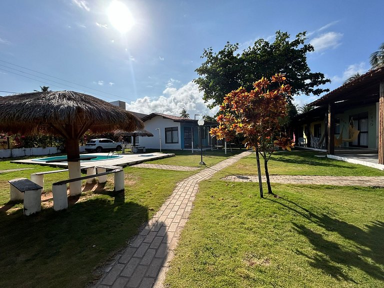 Rustic Chalet with Barbecue Grill and Pool in Maragogi